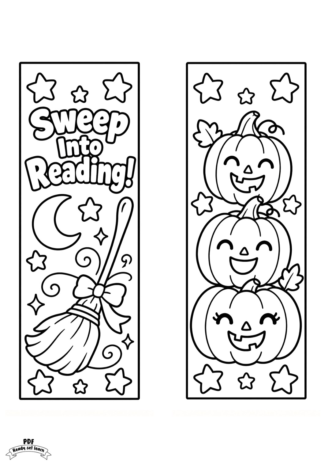 Halloween bookmarks PDF, page 5